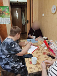 Члены Мобильной бригады ГКУ « РКЦСОН» МТ и СЗ КБР-филиал по Майскому району выехали к одинокой гражданке Л. Члены Мобильной бригады ГКУ « РКЦСОН» МТ и СЗ КБР-филиал по Майскому району выехали к одинокой гражданке Л.